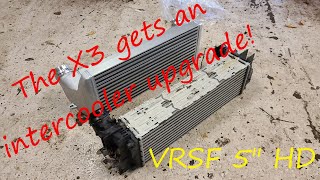 BMW X3 f25 gets a VRSF Intercooler [upl. by Leiahtan]