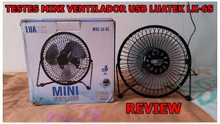 MINI VENTILADOR USB LUATEK LK 6S [upl. by Elma]