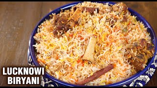 Lucknowi Mutton Biryani  Goat Meat Biryani Recipe  Dum Biryani  Biryani Recipe By Varun Inamdar [upl. by Otinauj]