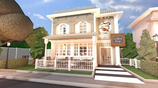 Cafe  Bloxburg Town Series [upl. by Rolat457]