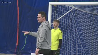 Hartford Athletic prep for season opener [upl. by Ehc]