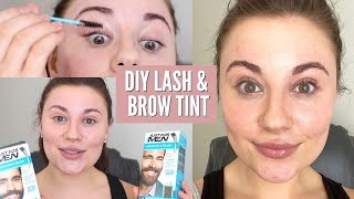 EASY DIY LASH amp BROW TINT [upl. by Nodal260]