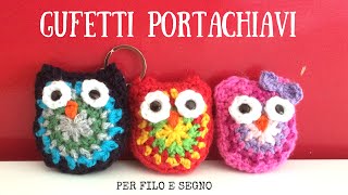 Tutorial  Gufetti Portachiavi [upl. by Cymbre849]