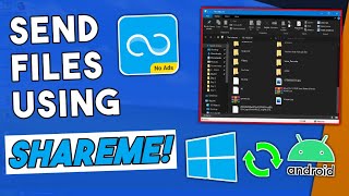 How to Send Files from Phone to PC Using ShareMe  Easy Tutorial [upl. by Iron]