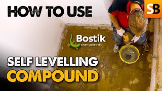 How to Use Self Levelling Compound with Bostik [upl. by Akenom717]