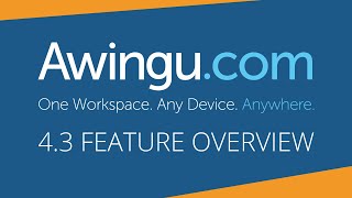 Awingu 43 feature overview [upl. by Blisse992]