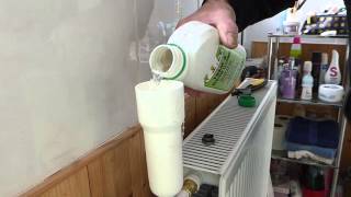 How to easily put inhibitor into a radiator on a Combi heating system [upl. by Bell]