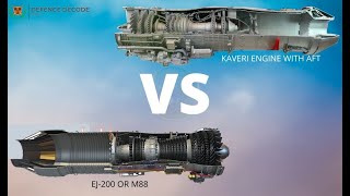 Kaveri Engine Vs M88 Vs GE F404 Vs EJ200 Vs GE F414 [upl. by Staffard]