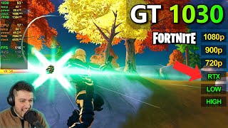 GT 1030  Fortnite  Chapter 4 [upl. by Lizned]