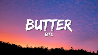 BTS  Butter Lyrics [upl. by Nwahsan]