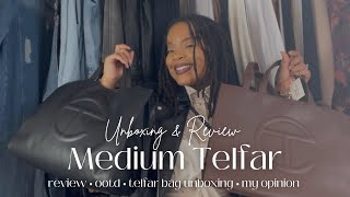 Telfar Bag Unboxing and Review [upl. by Olaznog]