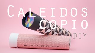 Caleidoscopio DIY fácil para niños  Make easy kaleidoscope for kids [upl. by Nylazor]