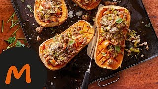 Courge butternut farcie – Recette Migusto [upl. by Blynn]