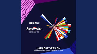 Voilà Eurovision 2021  France  Karaoke Version [upl. by Eilyak]