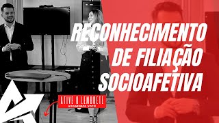 DIREITO DE FAMÍLIA Reconhecimento de filiação socioafetiva [upl. by Marleah]