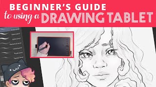 How to Use a DRAWING TABLET  Guide for Beginners [upl. by Shuma385]