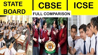 State Board vs CBSE vs ICSE Full Comparison UNBIASED in Hindi 2021  CBSE vs ICSE vs State Board [upl. by Norga]