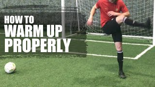 Football Warm Up COMPLETE How To Warm Up Before A Soccer Game Best Stretches Exercises amp Drills [upl. by Archy]