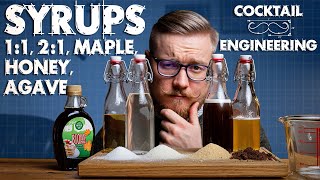 Essential Cocktail Syrups  Sugars in cocktails EXPLAINED Vol1 [upl. by Latnahs]