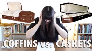 MORBID MINUTE Coffins vs Caskets [upl. by Cutlerr727]