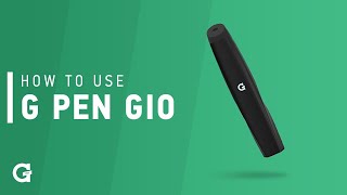 How To Use Your G Pen Gio Vaporizer Tutorial [upl. by Cott]