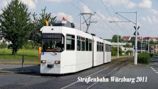 Straßenbahn Würzburg HD [upl. by Sukhum]