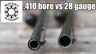 410 vs 28 Gauge  comparison [upl. by Grazia67]