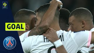 Goal Achraf HAKIMI 5  PSG FC METZ  PARIS SAINTGERMAIN 12 2122 [upl. by Cissie]