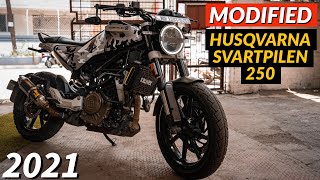 MODIFIED HUSQVARNA  Top 5 Modifications for Svartpilen amp Vitpilen [upl. by Elleina]