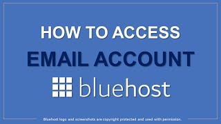 How to Access Email Account in Bluehost [upl. by Johanan795]