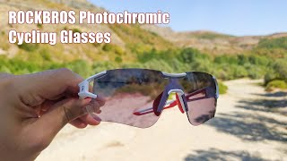 ROCKBROS Photochromic Cycling Glasses  Review amp Test [upl. by Acinorehs172]