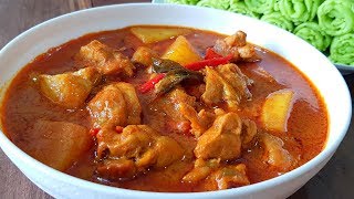 Kari Ayam Pedas  Spicy Chicken Curry for Beginners [upl. by Berman]