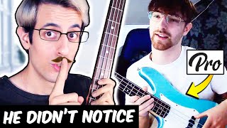 I Hired PRO Bass Teachers and Pretended to be a BEGINNER [upl. by Brandyn684]