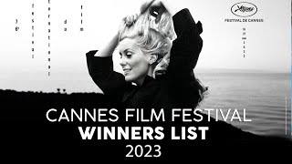 Cannes Film Festival winners list 2023 [upl. by Padraig919]