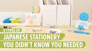 5 Types of Japanese Stationery You Didnt Know You Needed [upl. by Anahsirk]