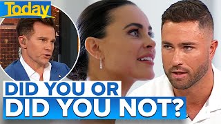 MAFS’ Harrison sets the record straight about ‘cheating’ rumours  Today Show Australia [upl. by Dnomaid]