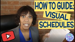 Visual Schedules Why When and How To Implement in Special Ed [upl. by Sac]