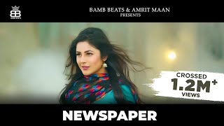 Newspaper Official Video  Jagmeet Bhullar  Shehnaaz gill  Mix singh  Punjabi song [upl. by Lesya]