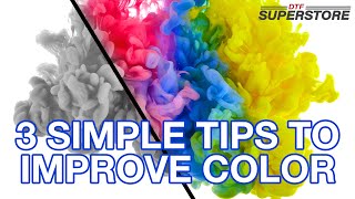 3 Simple Tips To Improve Colors on Your DTF Printer [upl. by Aikemat]