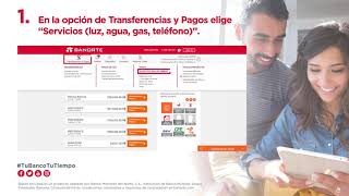 Conoce tu Banco en Línea Cómo realizar un pago de servicios [upl. by Hako]