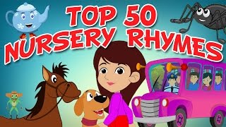 Top 50 Hit Songs  Collection Of Animated Nursery Rhymes For Kids [upl. by Enorel158]