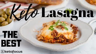 EASY KETO LASAGNA RECIPE  No Zucchini Involved  EASY KETO DINNER RECIPE [upl. by Ping]