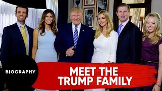 Meet The Trump Family  Biography [upl. by Ekralc]