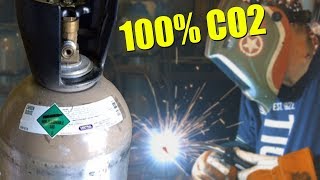 🔥 MIG Welding with 100 CO2 [upl. by Auqcinahs815]