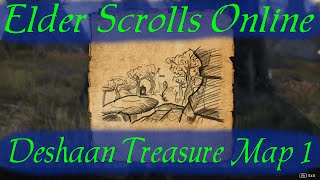 Deshaan Treasure Map 1 Elder Scrolls Online ESO [upl. by Atirec]