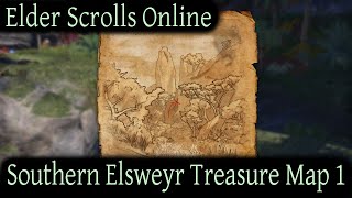 Southern Elsweyr Treasure Map 1 Elder Scrolls Online ESO [upl. by Breed825]