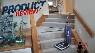 Sanitaire S649 Upright Vacuum Review [upl. by Akerdnuhs]