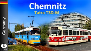 【4K】CHEMNITZ TRAM  Tatra T3DM 2019 [upl. by Lenahc]