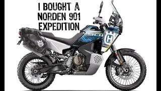 I bought a HUSQVARNA NORDEN 901 EXPEDITION [upl. by Sirrot]