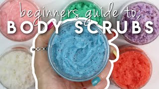 How to make Exfoliating Body Scrubs Formulating for Beginners [upl. by Yenitirb]